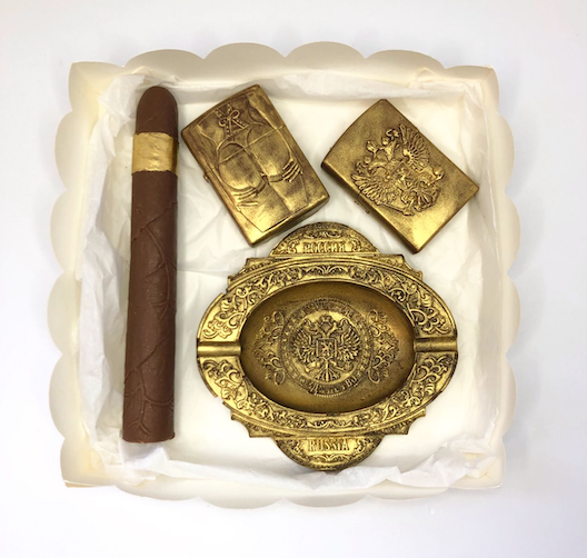 Фигурка из глазури Набор курение Изображение Фигурка из глазури Набор курение